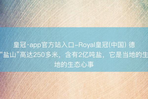 皇冠·app官方站入口-Royal皇冠(中国) 德国这座“盐山”高达250多米，含有2亿吨盐，它是当地的生态心事
