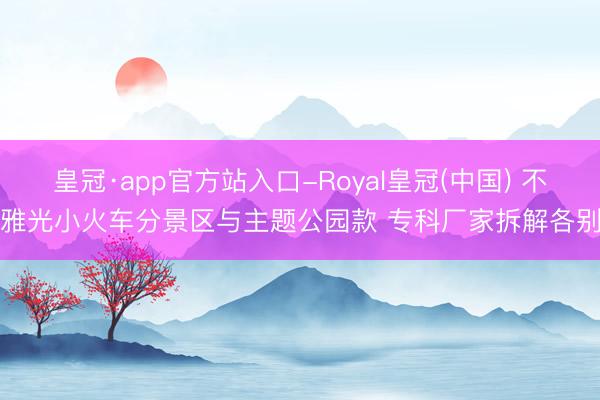 皇冠·app官方站入口-Royal皇冠(中国) 不雅光小火车分景区与主题公园款 专科厂家拆解各别